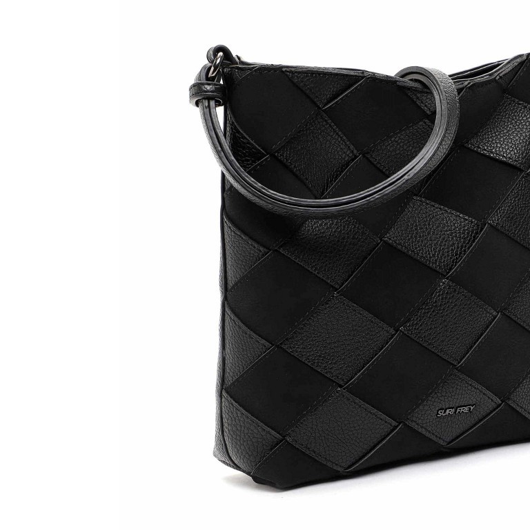 Umhängetasche Nandy 13481 Black, Farbe: schwarz, Marke: Suri Frey, EAN: 4056185167706, Abmessungen in cm: 29x28x6, Bild 5 von 5
