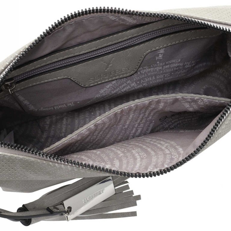 Umhängetasche Steffy 13510 Grey, Farbe: grau, Marke: Suri Frey, EAN: 4056185168406, Abmessungen in cm: 30x18x12, Bild 8 von 9