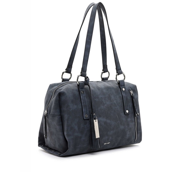 Shopper Steffy 13514 Blue, Farbe: blau/petrol, Marke: Suri Frey, EAN: 4056185168666, Abmessungen in cm: 35x26x15, Bild 2 von 8