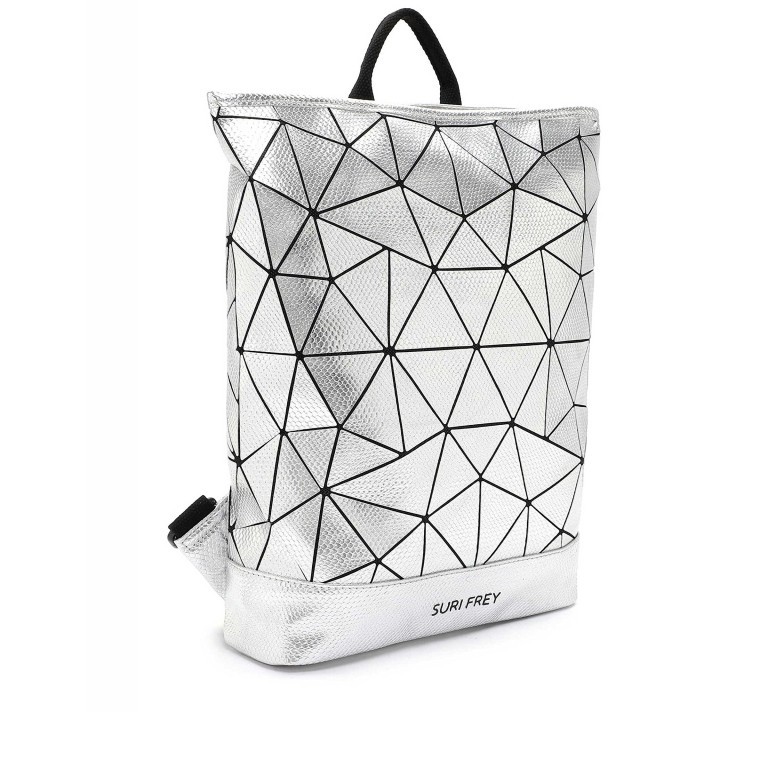 Rucksack Jessy-Lu 18041 Silver, Farbe: metallic, Marke: Suri Frey, EAN: 4056185169946, Abmessungen in cm: 28.5x38.5x10, Bild 2 von 6