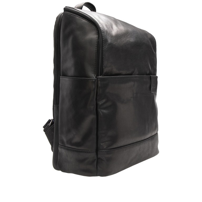 Rucksack Hyde Park Robbie MVZ Black, Farbe: schwarz, Marke: Strellson, EAN: 4053533852963, Abmessungen in cm: 29x40x14, Bild 2 von 5