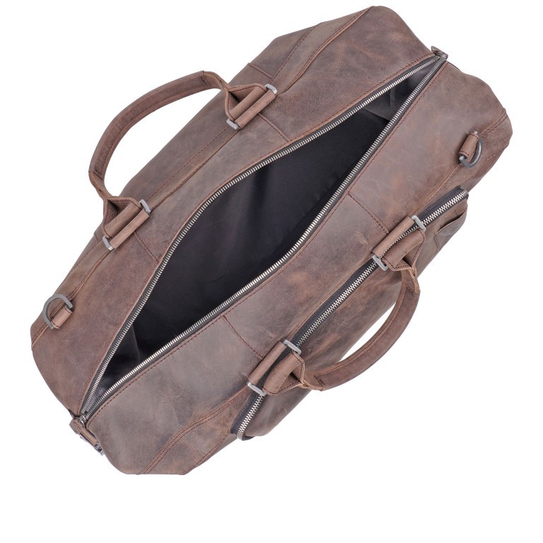 Reisetasche Richmond Landon MHZ Dark Brown, Farbe: braun, Marke: Strellson, EAN: 4053533952236, Abmessungen in cm: 50x25x22, Bild 5 von 6