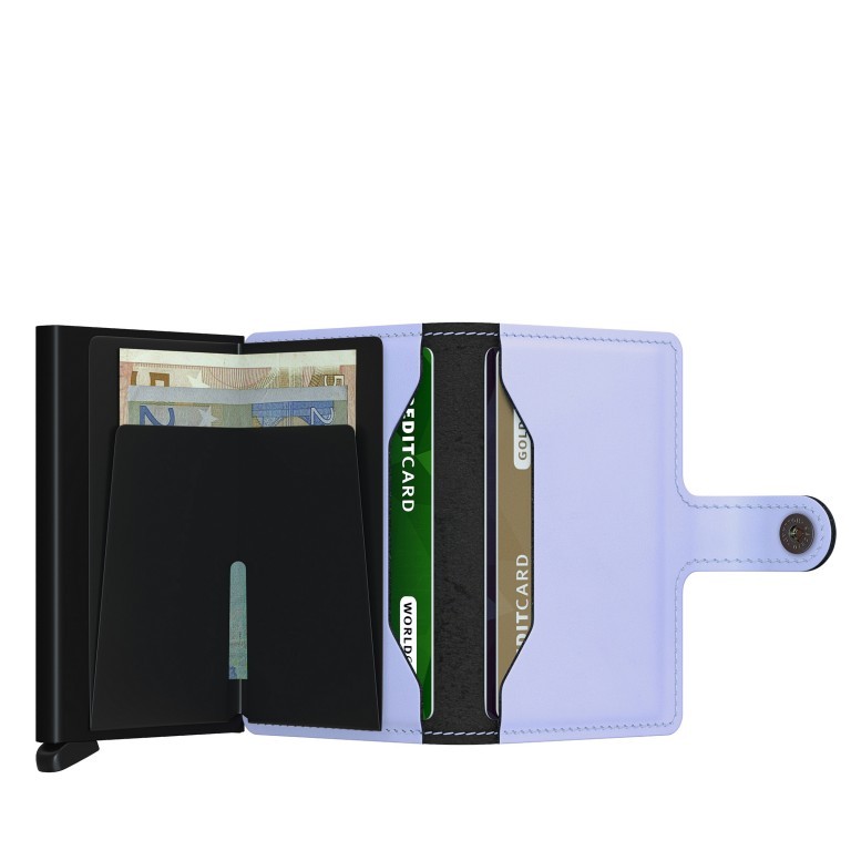 Geldbörse Miniwallet Matte Lilac Black, Farbe: flieder/lila, Marke: Secrid, EAN: 8718215286189, Abmessungen in cm: 6.8x10.2x2.1, Bild 3 von 5