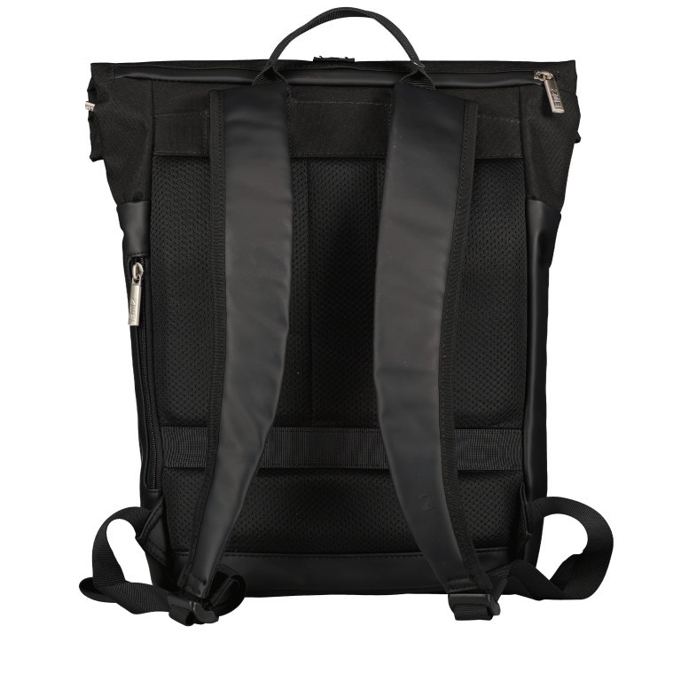 Rucksack Kim KIR200 mit Laptopfach 15 Zoll Black, Farbe: schwarz, Marke: Zwei, EAN: 4250257927414, Bild 4 von 6