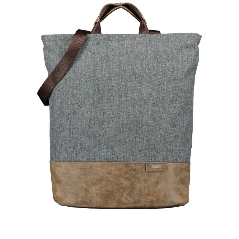 Rucksack / Handtasche Olli OR140 mit Laptopfach 13 Zoll Stone, Farbe: grau, Marke: Zwei, EAN: 4250257919808, Abmessungen in cm: 36x38x14, Bild 1 von 6