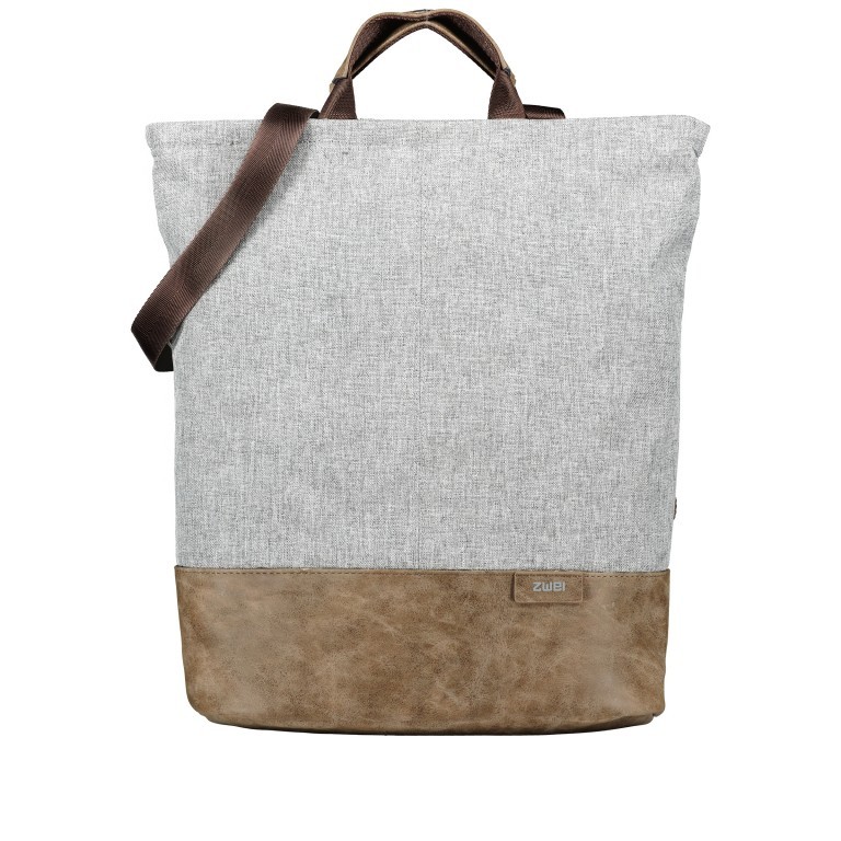 Rucksack / Handtasche Olli OR140 mit Laptopfach 13 Zoll Ice, Farbe: grau, Marke: Zwei, EAN: 4250257927957, Abmessungen in cm: 36x38x14, Bild 1 von 6