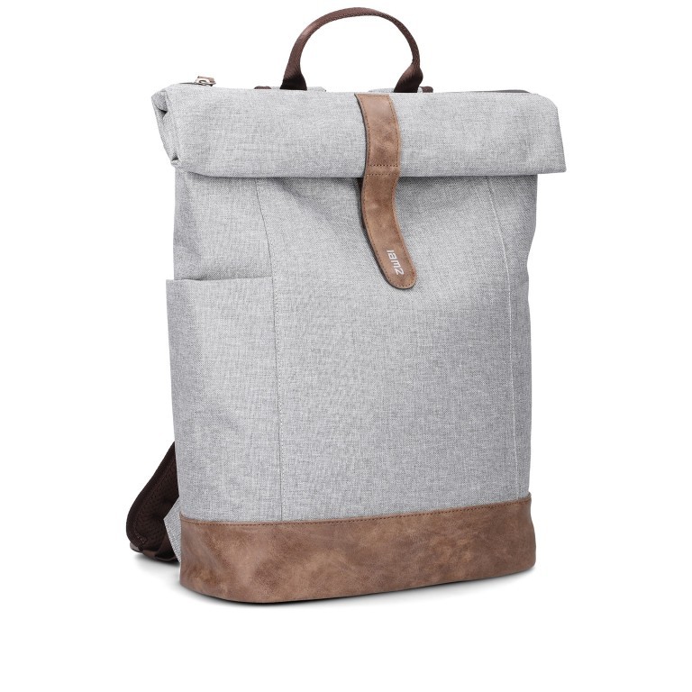 Rucksack Olli O26 mit Laptopfach 13 Zoll Ice, Farbe: grau, Marke: Zwei, EAN: 4250257926806, Bild 2 von 7
