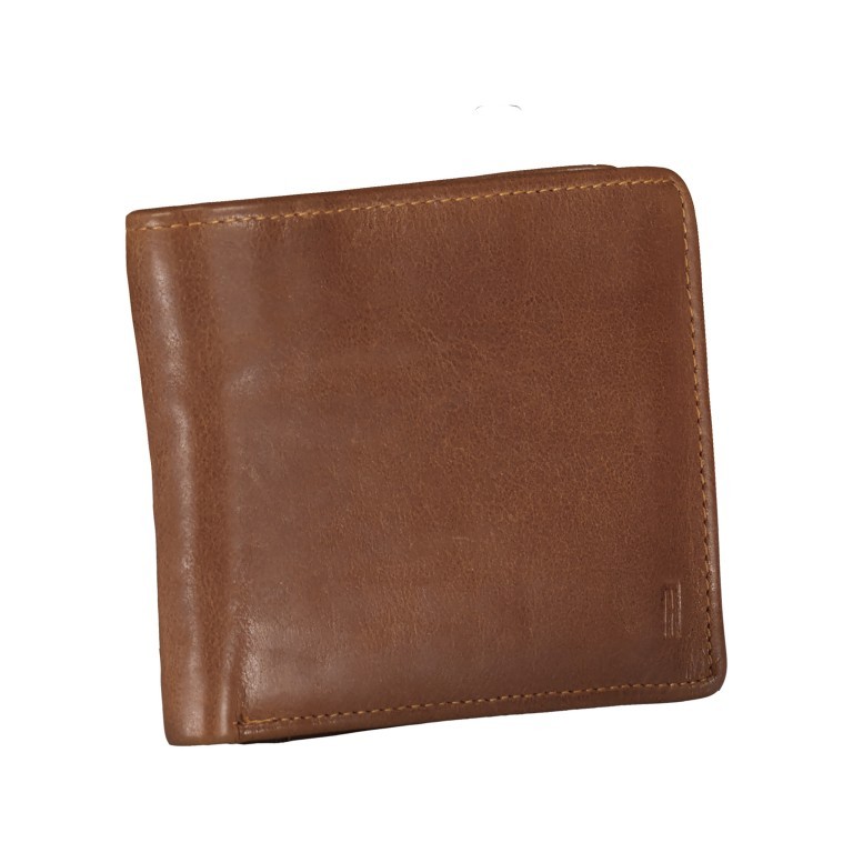Geldbörse Cognac, Farbe: cognac, Marke: Hausfelder Manufaktur, EAN: 4065646007734, Abmessungen in cm: 12x9.5x2, Bild 2 von 4