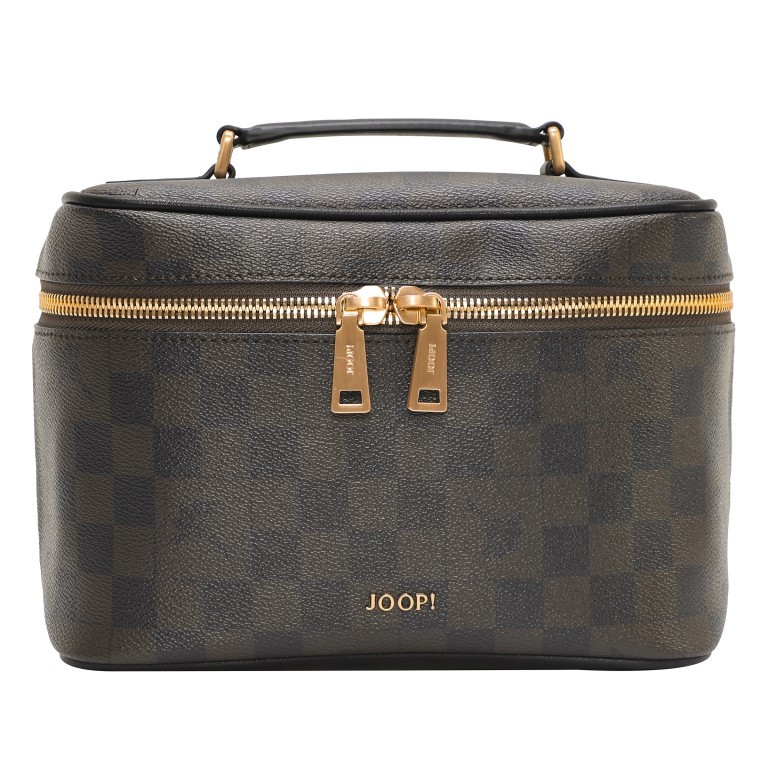 Kosmetikkoffer Cortina Piazza Flora MHZ Seal Brown, Farbe: braun, Marke: Joop!, EAN: 4048835076988, Abmessungen in cm: 25x18x14, Bild 1 von 5