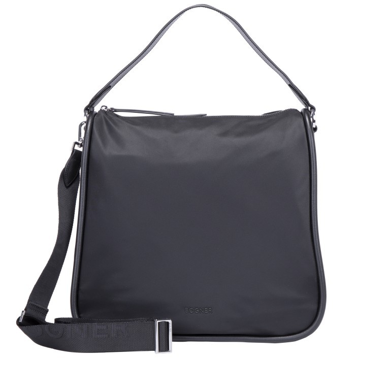 Beuteltasche Bivio Hobo Selenay LVZ Black, Farbe: schwarz, Marke: Bogner, EAN: 4048835064046, Abmessungen in cm: 38x36.5x12.5, Bild 1 von 8