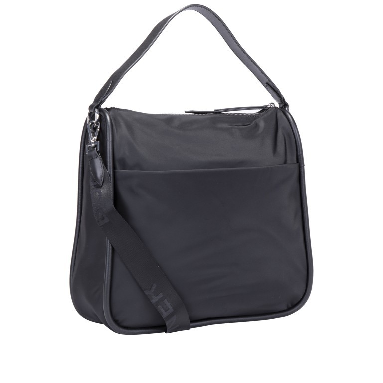 Beuteltasche Bivio Hobo Selenay LVZ Black, Farbe: schwarz, Marke: Bogner, EAN: 4048835064046, Abmessungen in cm: 38x36.5x12.5, Bild 3 von 8