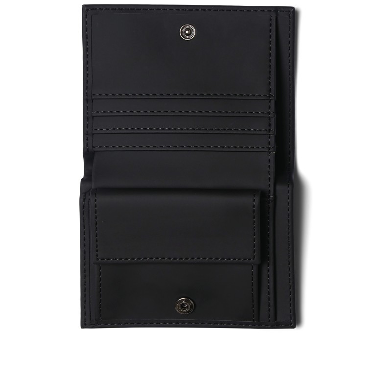 Geldbörse Folded Wallet Black, Farbe: schwarz, Marke: Rains, EAN: 5711747518356, Abmessungen in cm: 9x11x1.5, Bild 2 von 4