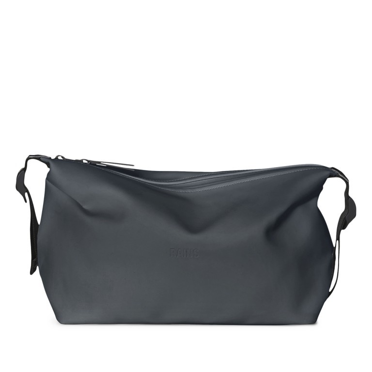 Kulturbeutel Weekend Wash Bag Slate, Farbe: grau, Marke: Rains, EAN: 5711747500597, Abmessungen in cm: 26x14x12, Bild 1 von 4