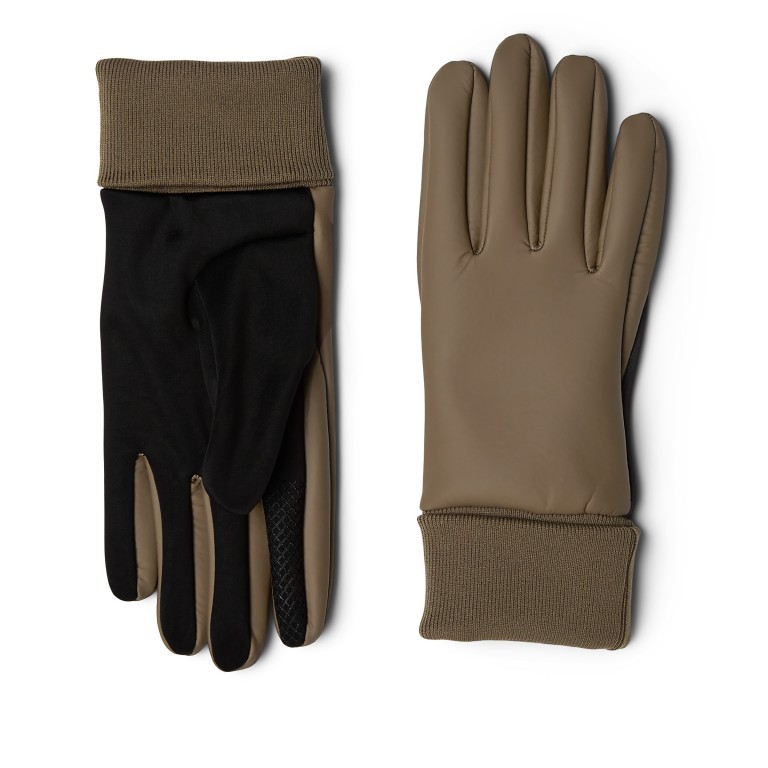 Handschuhe Gloves mit Bedienfunktion für Touchscreens Größe S Wood, Farbe: braun, Marke: Rains, EAN: 5711747524555, Bild 1 von 2