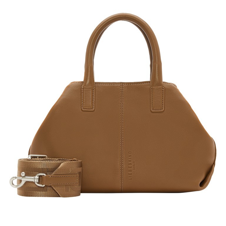 Handtasche Kodiaq Sheep Chelsea S Tiramisu, Farbe: cognac, Marke: Liebeskind Berlin, EAN: 4064657037860, Abmessungen in cm: 20.5x27x12, Bild 1 von 5
