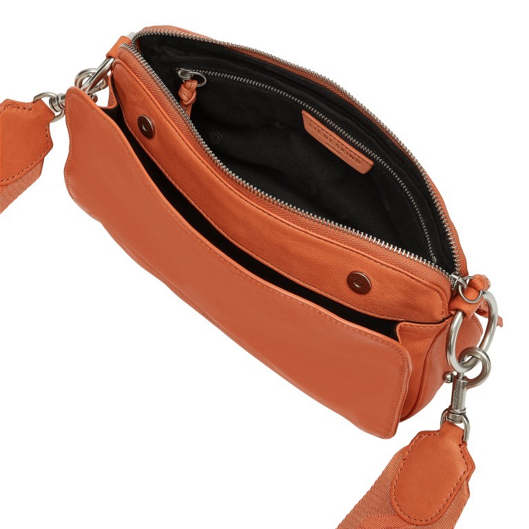Umhängetasche Clarice Crossbody Bag M Dark Mandarine, Farbe: orange, Marke: Liebeskind Berlin, EAN: 4064657035484, Abmessungen in cm: 27x15x8, Bild 4 von 5