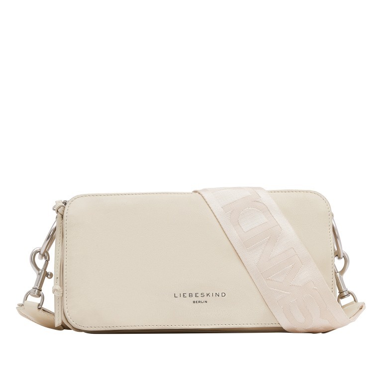 Umhängetasche Clarice Crossbody Bag M Pearl, Farbe: beige, Marke: Liebeskind Berlin, EAN: 4064657035491, Abmessungen in cm: 27x15x8, Bild 1 von 5