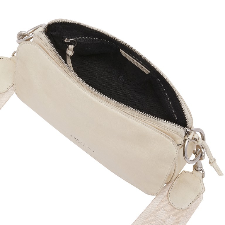 Umhängetasche Clarice Crossbody Bag M Pearl, Farbe: beige, Marke: Liebeskind Berlin, EAN: 4064657035491, Abmessungen in cm: 27x15x8, Bild 4 von 5