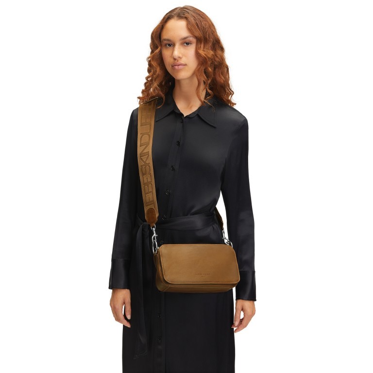 Umhängetasche Clarice Crossbody Bag M Sepia, Farbe: cognac, Marke: Liebeskind Berlin, EAN: 4064657035507, Abmessungen in cm: 27x15x8, Bild 3 von 5