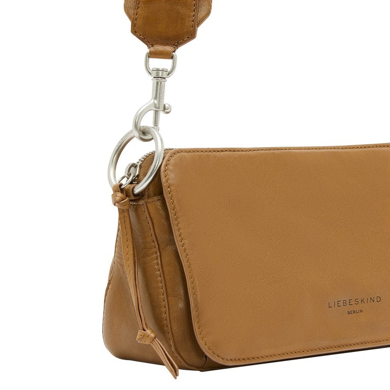 Umhängetasche Clarice Crossbody Bag M Sepia, Farbe: cognac, Marke: Liebeskind Berlin, EAN: 4064657035507, Abmessungen in cm: 27x15x8, Bild 5 von 5
