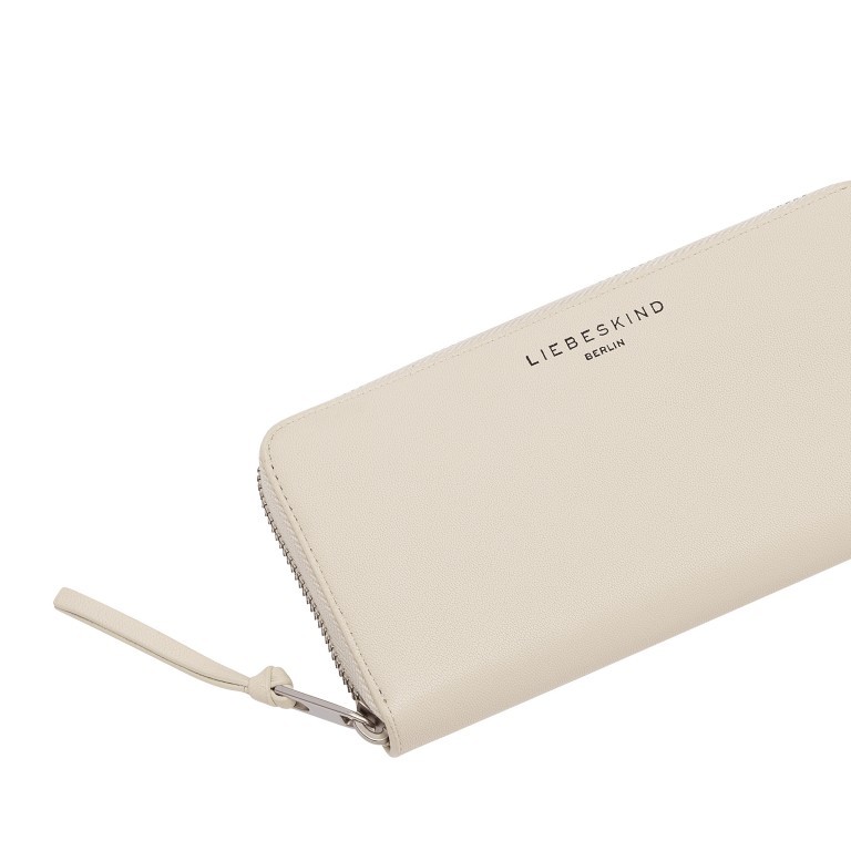 Geldbörse Erin Sally Wallet mit RFID-Schutz Pearl, Farbe: beige, Marke: Liebeskind Berlin, EAN: 4064657036238, Abmessungen in cm: 19x9.5x2.5, Bild 4 von 4
