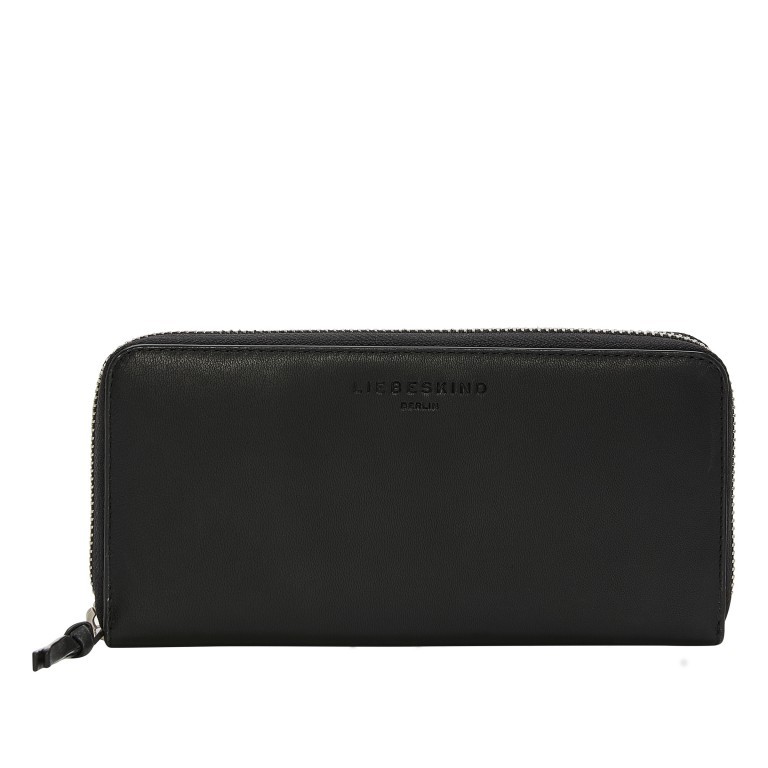 Geldbörse Erin Sally Wallet mit RFID-Schutz Black, Farbe: schwarz, Marke: Liebeskind Berlin, EAN: 4064657036214, Abmessungen in cm: 19x9.5x2.5, Bild 1 von 4