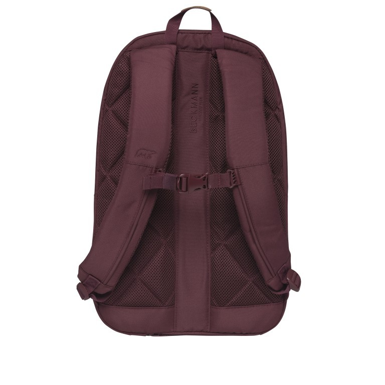 Rucksack Urban mit separatem Laptopfach 16 Zoll Rust, Farbe: rot/weinrot, Marke: Beckmann, EAN: 7049983300403, Abmessungen in cm: 30x48x22, Bild 4 von 8
