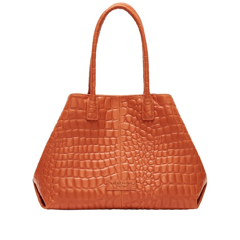Shopper Waxy Kroko Chelsea M Dark Mandarine, Farbe: orange, Marke: Liebeskind Berlin, EAN: 4064657035019, Abmessungen in cm: 36x28x15, Bild 1 von 7