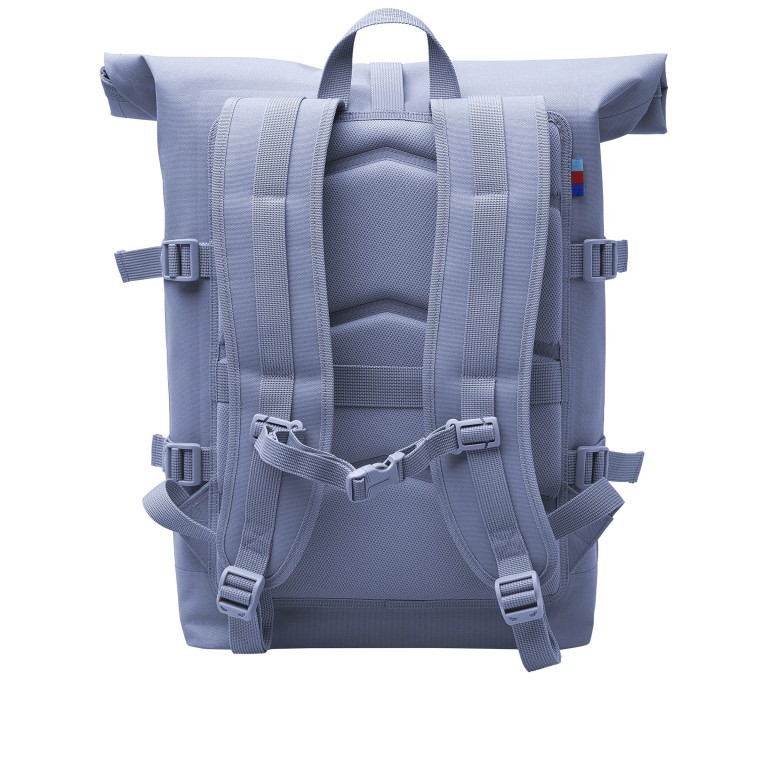 Rucksack Rolltop Blue Waters, Farbe: blau/petrol, Marke: Got Bag, EAN: 4260483881053, Abmessungen in cm: 33x43x16, Bild 4 von 11