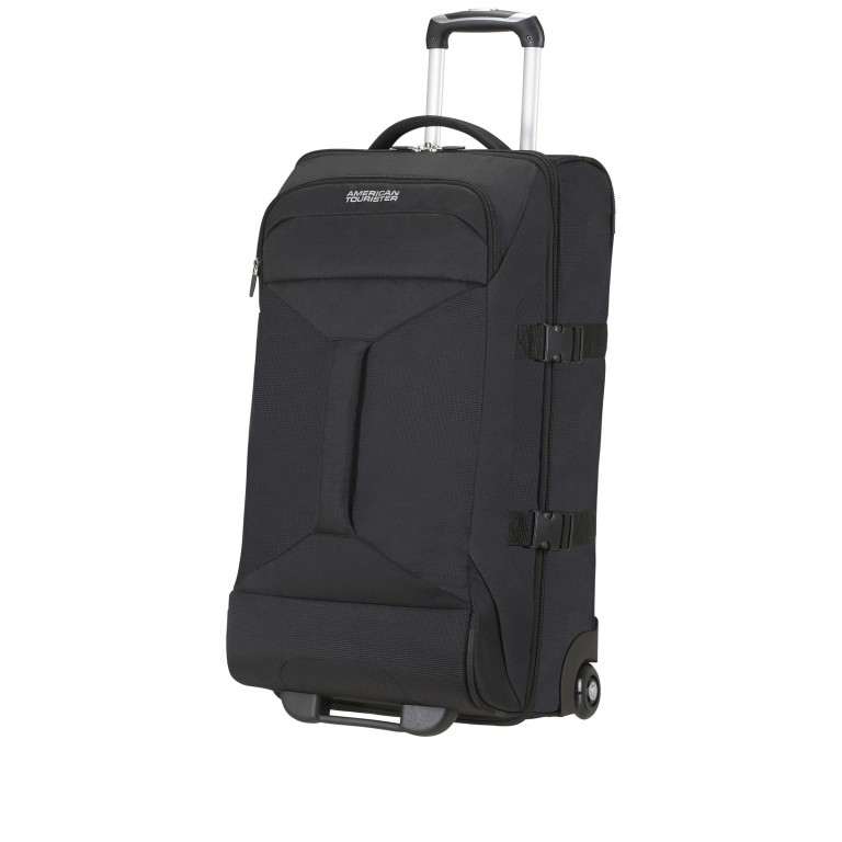 Reisetasche Road Quest Duffle Wheel M mit zwei Rollen Solid Black, Farbe: schwarz, Marke: American Tourister, EAN: 5414847661617, Abmessungen in cm: 38x69x29, Bild 2 von 9