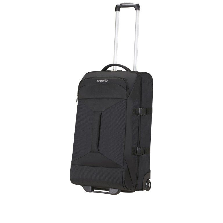 Reisetasche Road Quest Duffle Wheel M mit zwei Rollen Solid Black, Farbe: schwarz, Marke: American Tourister, EAN: 5414847661617, Abmessungen in cm: 38x69x29, Bild 3 von 9