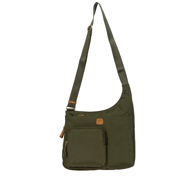 Umhängetasche X-BAG & X-Travel Olive, Farbe: grün/oliv, Marke: Brics, EAN: 8016623886879, Abmessungen in cm: 32x28x8, Bild 1 von 7