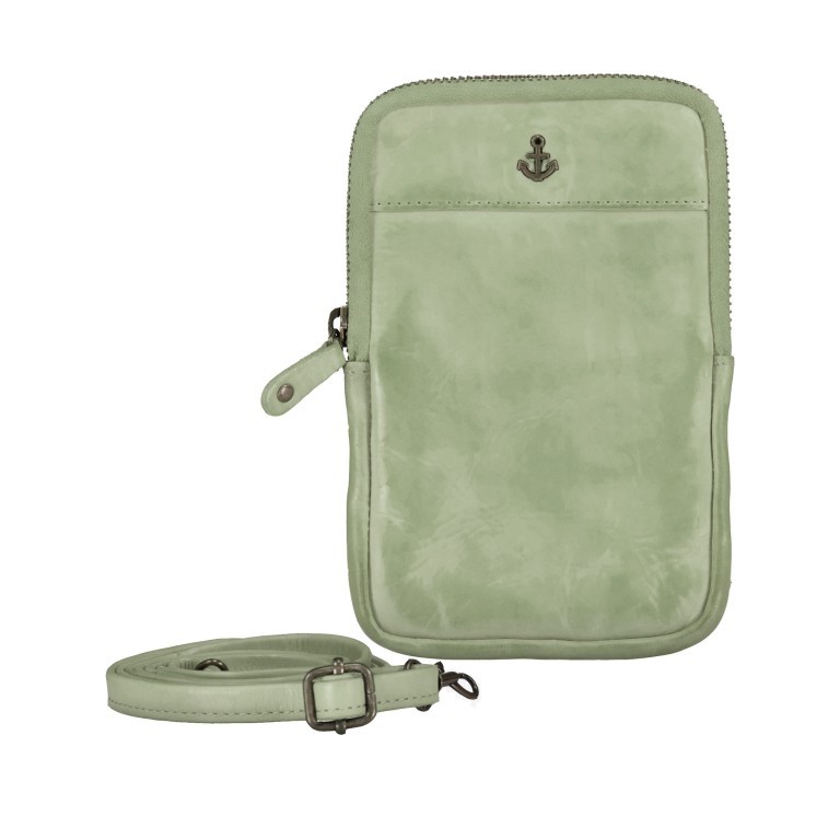 Handytasche Anchor-Love Benita B3.1548 mit Schulterriemen Mint Green, Farbe: grün/oliv, Marke: Harbour 2nd, EAN: 4046478060807, Abmessungen in cm: 11x17x1.5, Bild 1 von 7