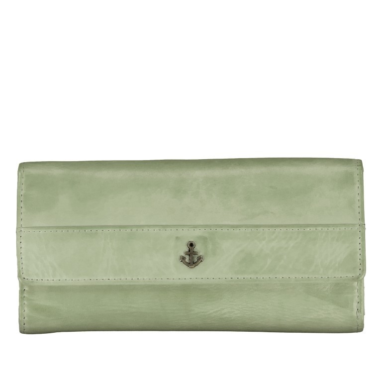 Geldbörse Anchor-Love Fayette B3.1549 Mint Green, Farbe: grün/oliv, Marke: Harbour 2nd, EAN: 4046478060814, Abmessungen in cm: 18.5x9.5x3, Bild 1 von 6