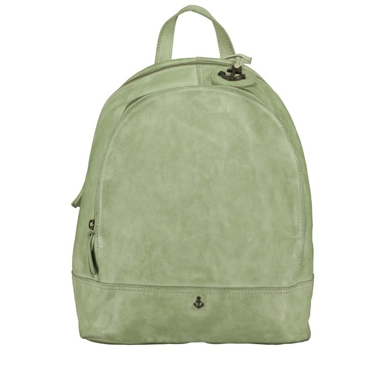 Rucksack Anchor-Love Meghan B3.7570 Mint Green, Farbe: grün/oliv, Marke: Harbour 2nd, EAN: 4046478060395, Abmessungen in cm: 28x34x11.5, Bild 1 von 7