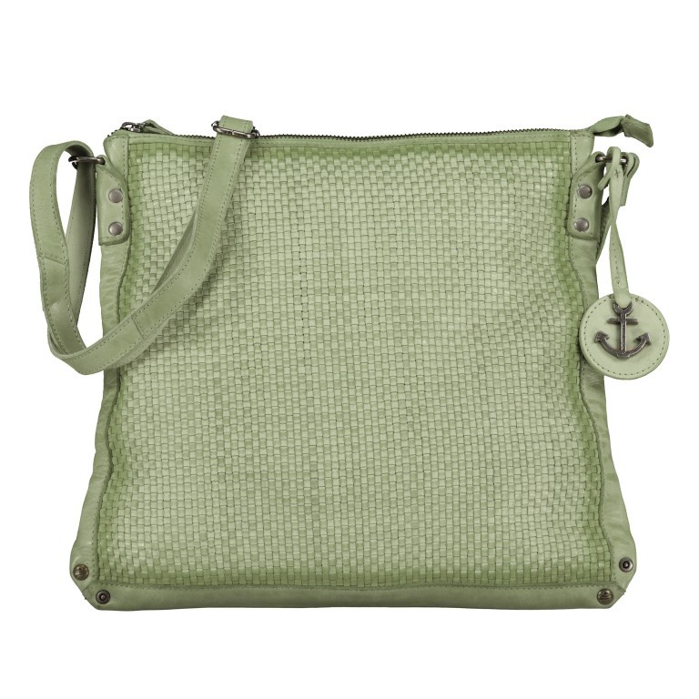 Umhängetasche Soft-Weaving-2 Susi SW.10074 Mint Green, Farbe: grün/oliv, Marke: Harbour 2nd, EAN: 4046478059566, Abmessungen in cm: 31.5x28.5x4, Bild 1 von 6
