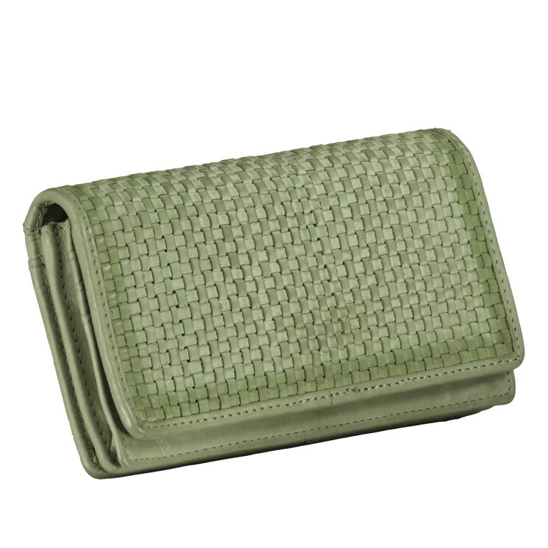 Geldbörse Soft-Weaving Shelly B3.2224 Mint Green, Farbe: grün/oliv, Marke: Harbour 2nd, EAN: 4046478059627, Abmessungen in cm: 18.5x10x3, Bild 2 von 5