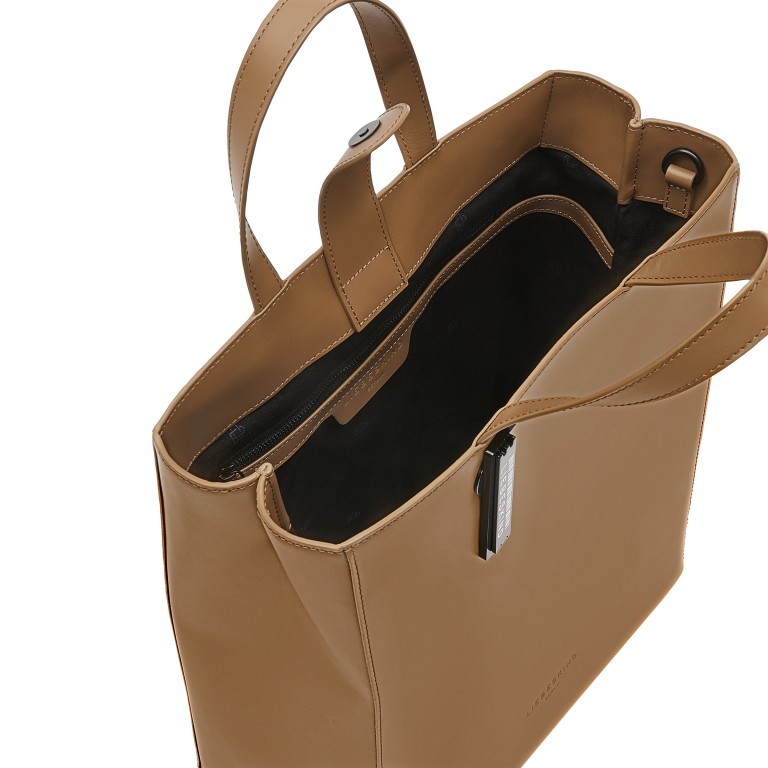 Handtasche Paper Bag Tote M Carter Tiramisu, Farbe: cognac, Marke: Liebeskind Berlin, EAN: 4064657032841, Abmessungen in cm: 29x35x14.5, Bild 6 von 7