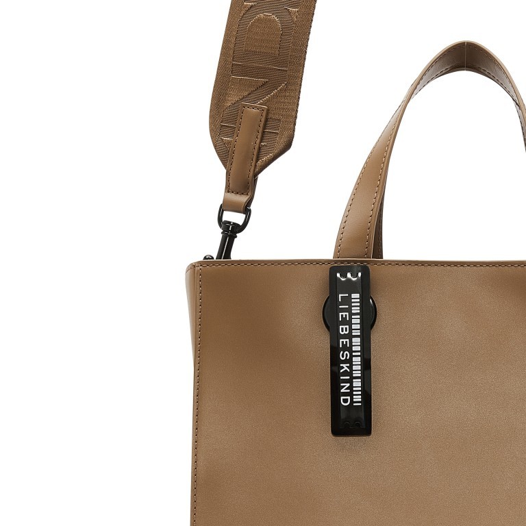 Handtasche Paper Bag Tote M Carter Tiramisu, Farbe: cognac, Marke: Liebeskind Berlin, EAN: 4064657032841, Abmessungen in cm: 29x35x14.5, Bild 7 von 7