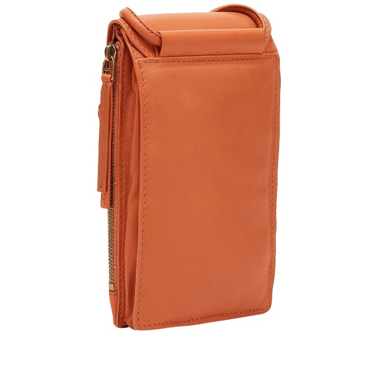 Handytasche Scarlet Mobile Pouch Dark Mandarine, Farbe: orange, Marke: Liebeskind Berlin, EAN: 4064657038010, Abmessungen in cm: 10x17.5x2.5, Bild 2 von 5