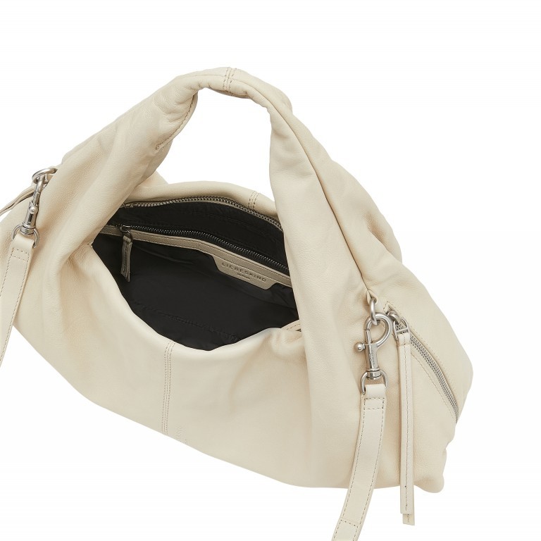 Tasche Scarlet Satchel M Pearl, Farbe: beige, Marke: Liebeskind Berlin, EAN: 4064657038386, Abmessungen in cm: 42x18.5x11.5, Bild 4 von 5