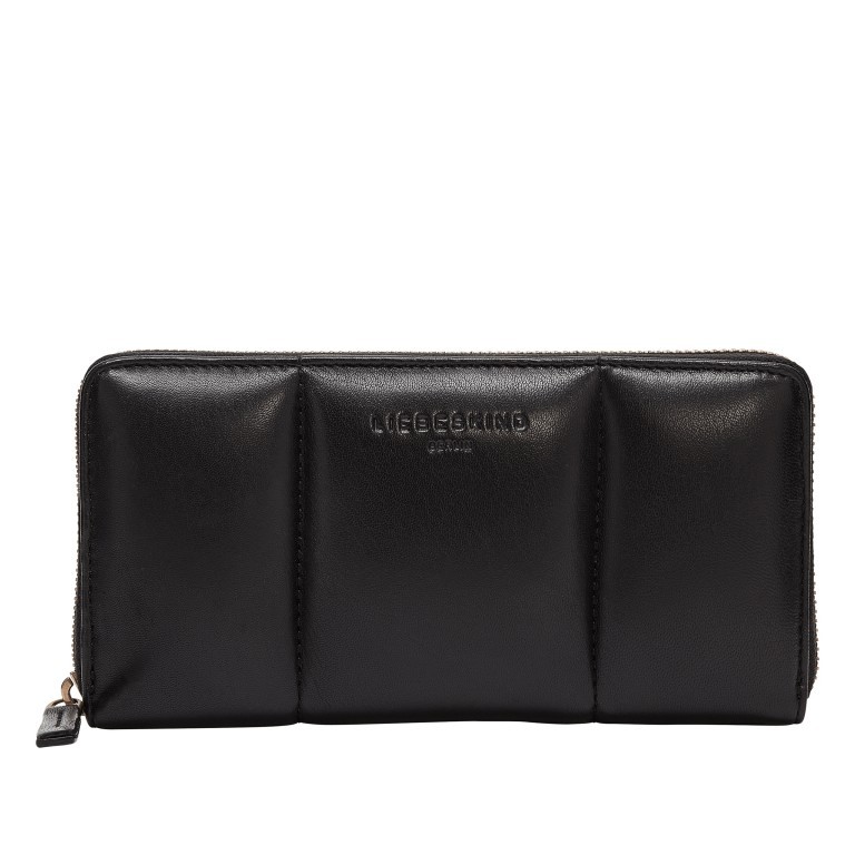 Geldbörse Tyra Gigi Wallet mit RFID-Schutz Black, Farbe: schwarz, Marke: Liebeskind Berlin, EAN: 4064657035743, Abmessungen in cm: 19x10x2, Bild 1 von 4