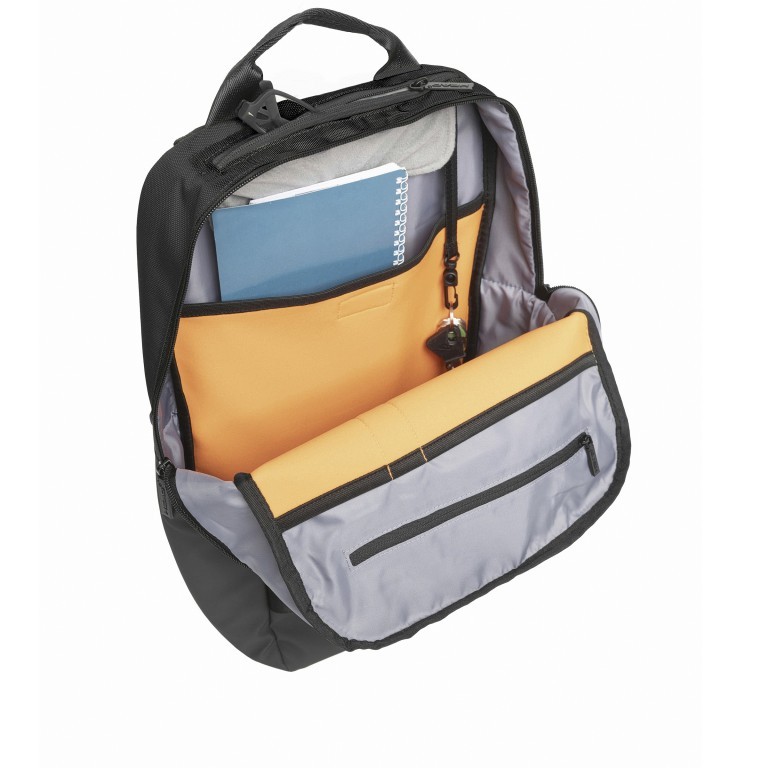 Rucksack Game Squared Backpack mit Laptopfach 13 Zoll Black, Farbe: schwarz, Marke: Head, EAN: 8020252178601, Abmessungen in cm: 28x42x13, Bild 4 von 5