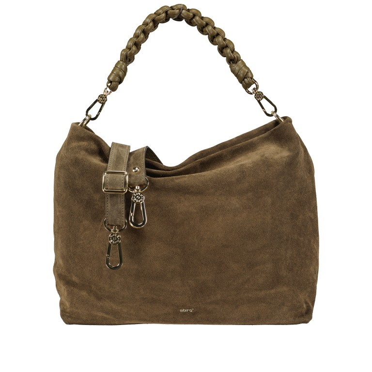 Beuteltasche Kaleido Kaia Military, Farbe: taupe/khaki, Marke: Abro, EAN: 4061724932172, Abmessungen in cm: 37x32x14, Bild 1 von 8
