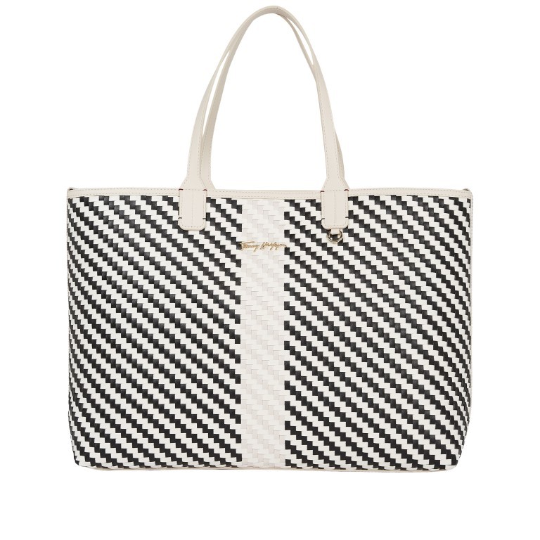 Handtasche Iconic Tote Bag Neutral, Farbe: weiß, Marke: Tommy Hilfiger, EAN: 8720117896939, Abmessungen in cm: 50x32x14, Bild 2 von 8