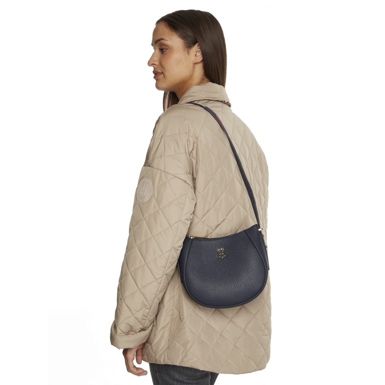 Beuteltasche Element Hobo Desert Sky Corporate, Farbe: blau/petrol, Marke: Tommy Hilfiger, EAN: 8720117866277, Abmessungen in cm: 20.5x20x9, Bild 3 von 8