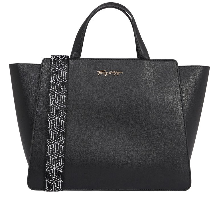 Handtasche Joy Soft Tote Black, Farbe: schwarz, Marke: Tommy Hilfiger, EAN: 8720117910895, Abmessungen in cm: 44x31x14, Bild 1 von 4