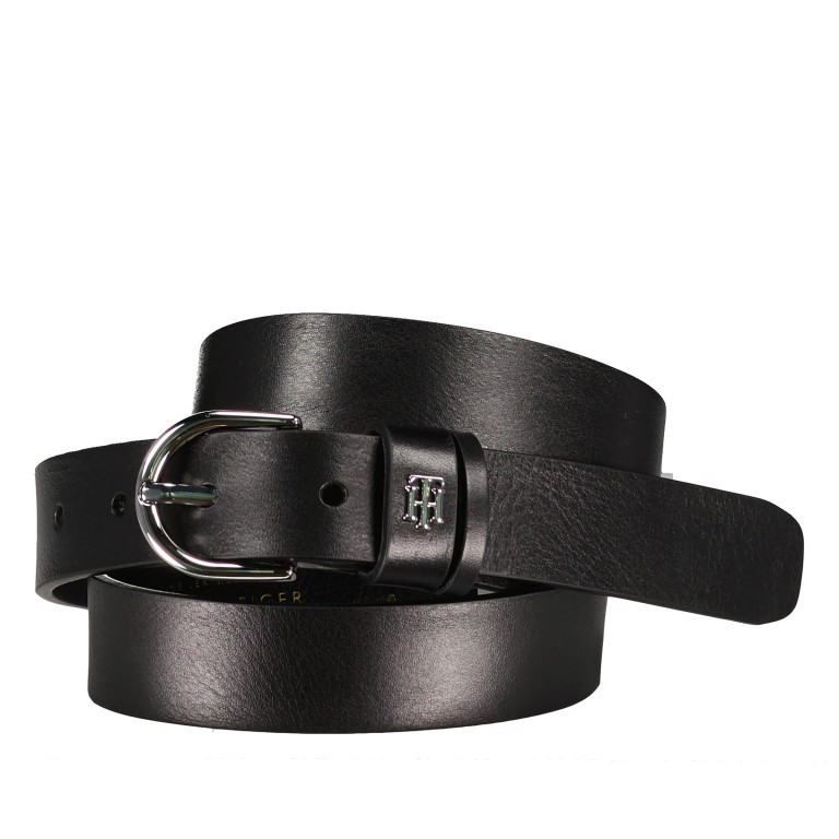 Gürtel Timeless Belt für Damen Bundweite 80 CM Black, Farbe: schwarz, Marke: Tommy Hilfiger, EAN: 8720117899725, Bild 1 von 1