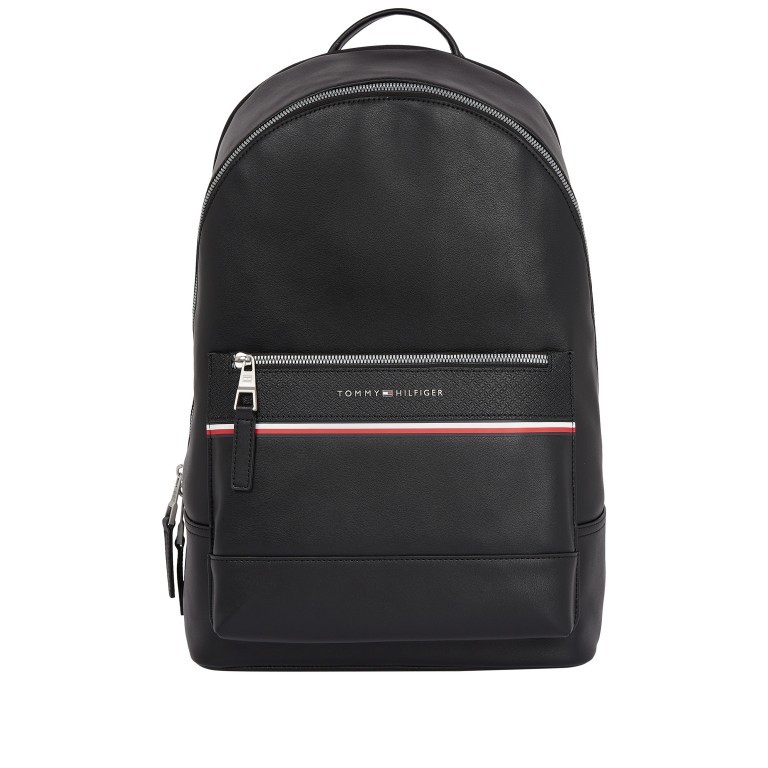 Rucksack Backpack mit Laptopfach 15 Zoll Black, Farbe: schwarz, Marke: Tommy Hilfiger, EAN: 8720117868561, Abmessungen in cm: 31x45x18, Bild 1 von 6