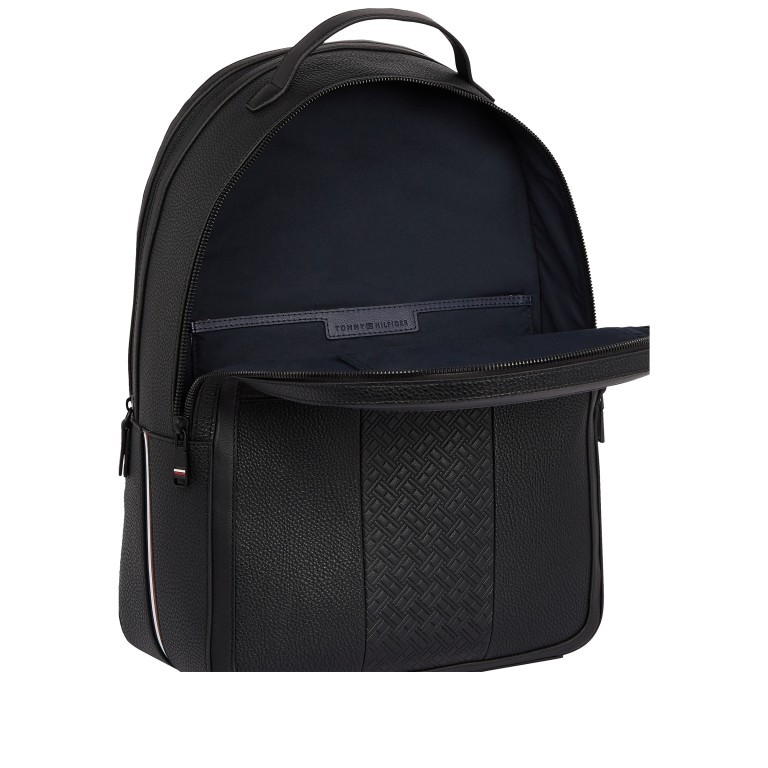 Rucksack Central Backpack mit separatem Laptopfach 15 Zoll Black, Farbe: schwarz, Marke: Tommy Hilfiger, EAN: 8720117865348, Abmessungen in cm: 30.5x43.5x15.5, Bild 3 von 5